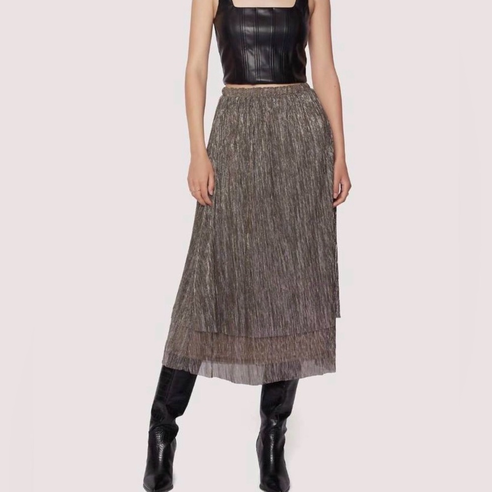 NWT Lost + Wander Le Mysterieux Midi Skirt